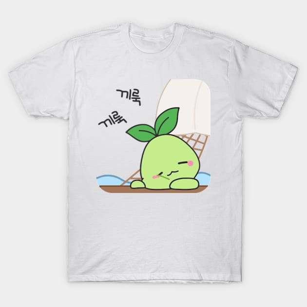 Lost Ark Merch Lostark Sleeping Mokoko T-Shirt by L-Ison